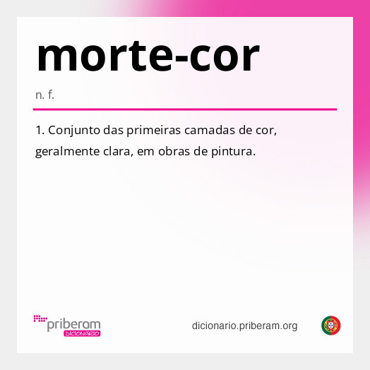 Significado de morte-cor