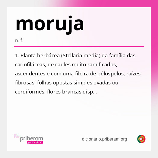 Significado de moruja