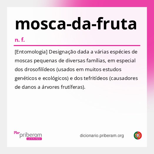Significado de mosca-da-fruta
