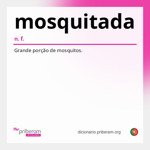 Significado de mosquitada