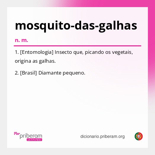 Significado de mosquito-das-galhas