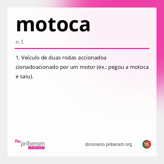 Significado de motoca