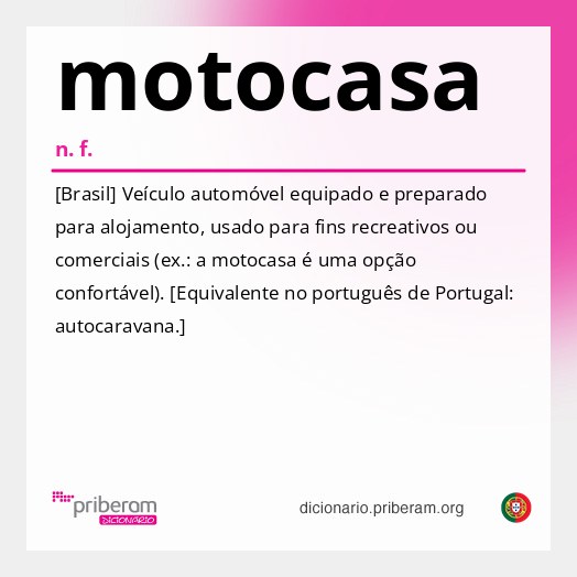 Significado de motocasa