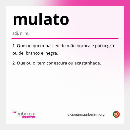 Significado de mulato