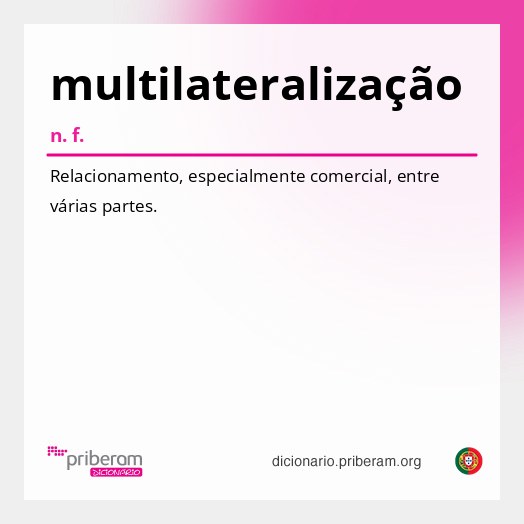 Significado de multilateralização