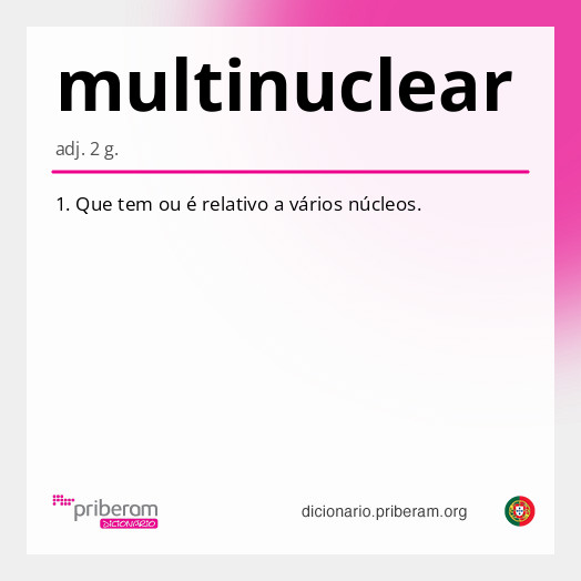 Significado de multinuclear