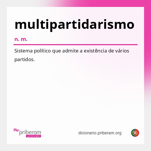 Significado de multipartidarismo