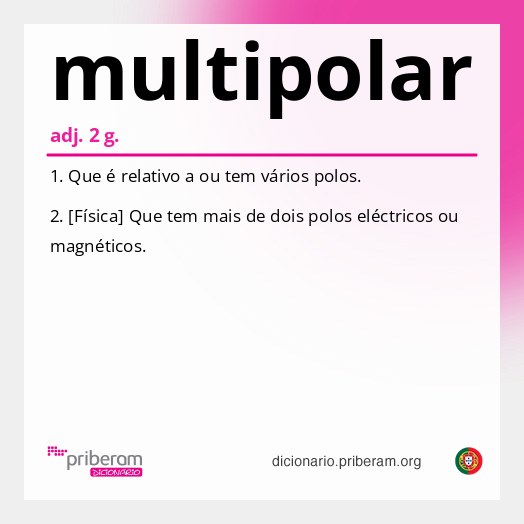 Significado de multipolar