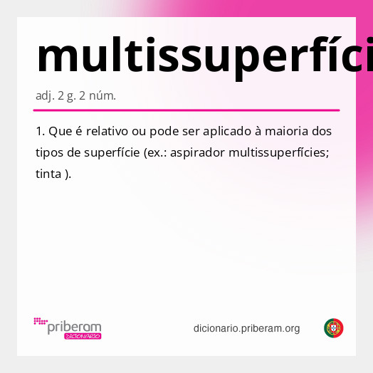 Significado de multissuperfícies