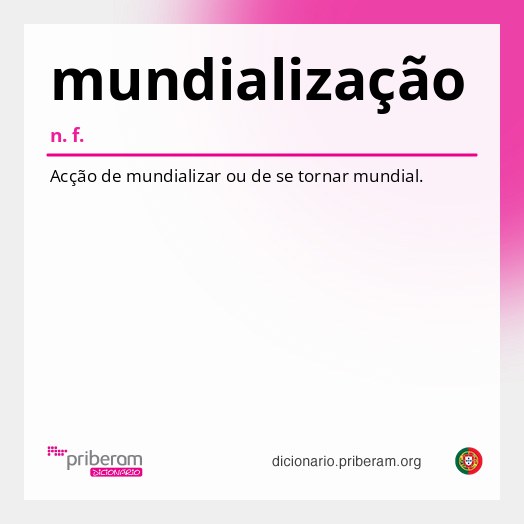 Significado de mundialização