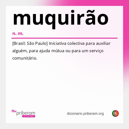 Significado de muquirão