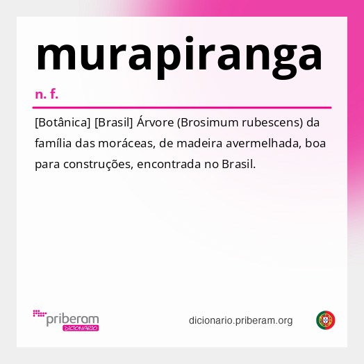 Significado de murapiranga