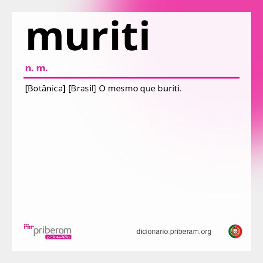Significado de muriti