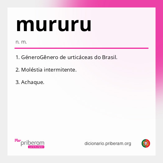 Significado de mururu