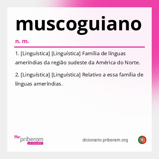 Significado de muscoguiano