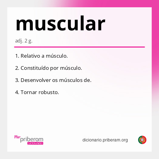 Significado de muscular