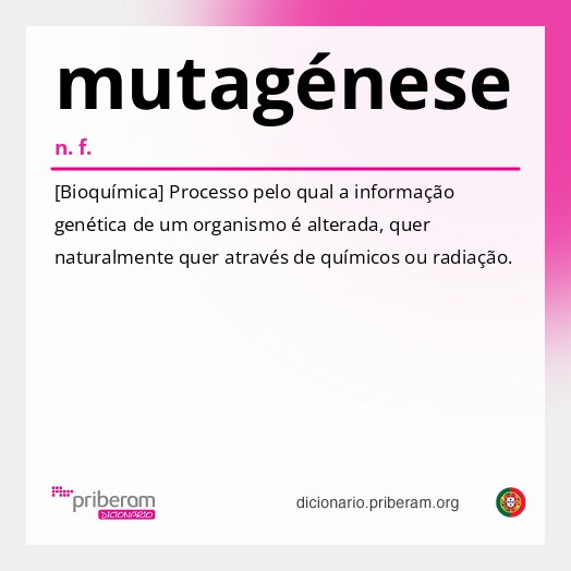 Significado de mutagénese