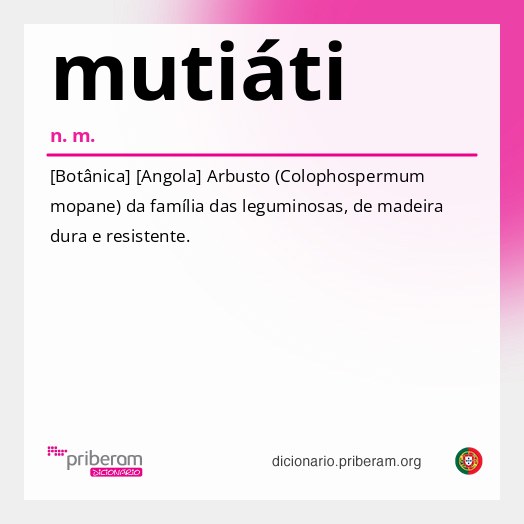 Significado de mutiáti