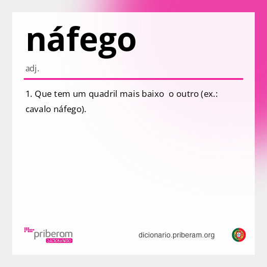 Significado de náfego