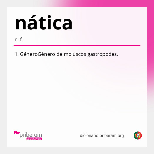 Significado de nática