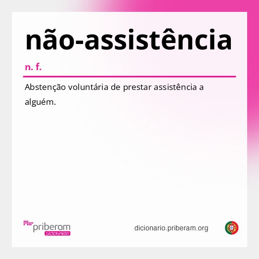 Significado de não-assistência