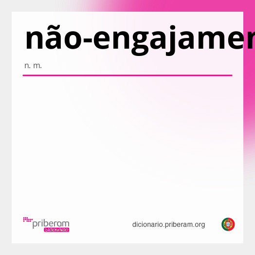 Significado de não-engajamento
