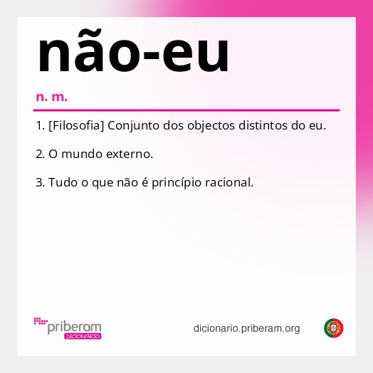 Significado de não-eu
