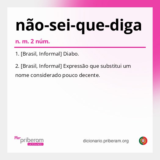 Significado de não-sei-que-diga