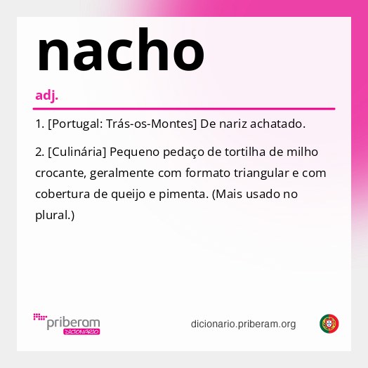 Significado de nacho