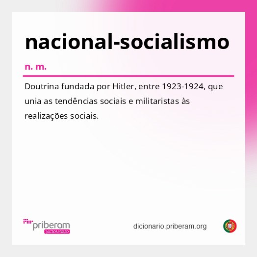 Significado de nacional-socialismo