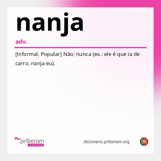 Significado de nanja