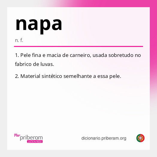 Significado de napa