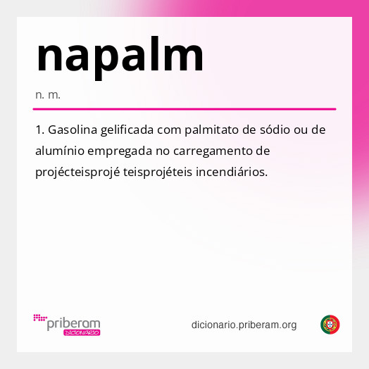 Significado de napalm