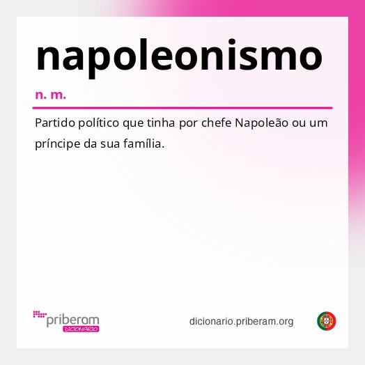 Significado de napoleonismo