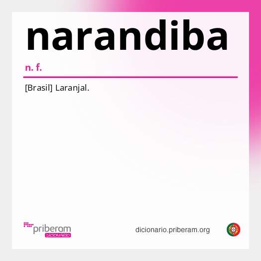 Significado de narandiba