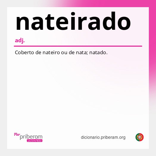 Significado de nateirado