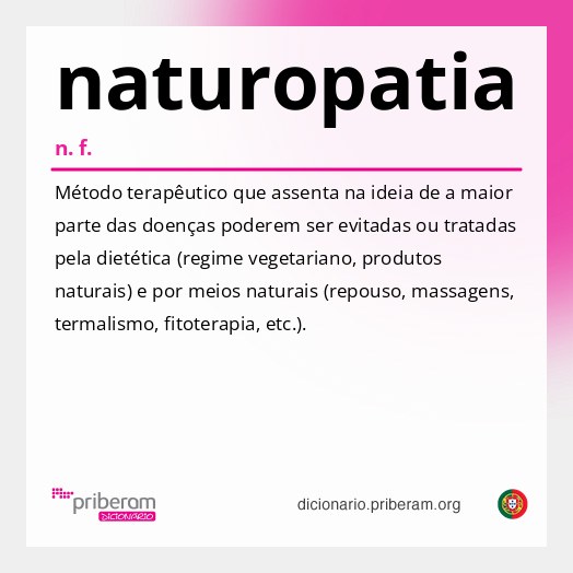 Significado de naturopatia
