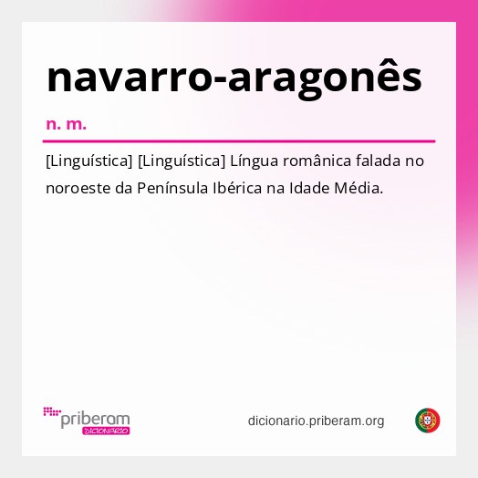 Significado de navarro-aragonês