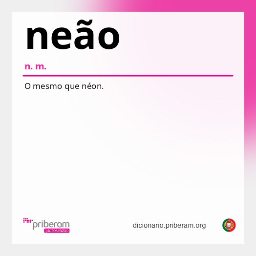 Significado de neão