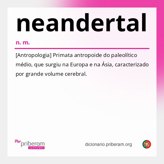 Significado de neandertal