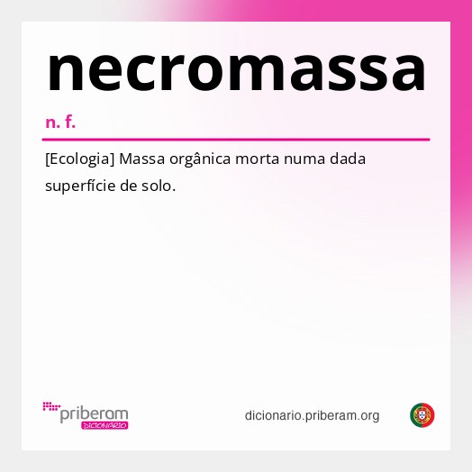 Significado de necromassa