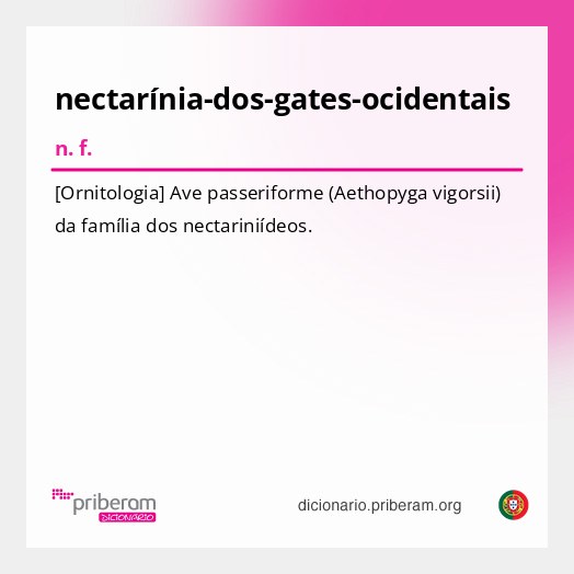 Significado de nectarínia-dos-gates-ocidentais