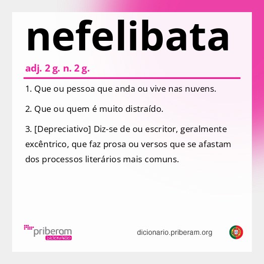Significado de nefelibata