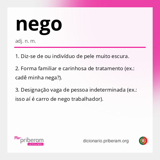 Significado de nego