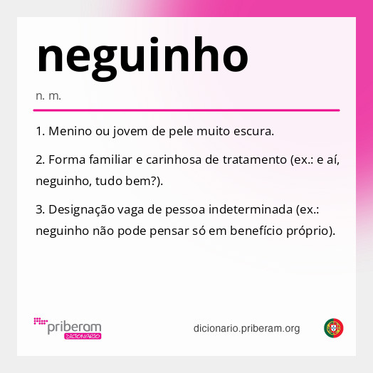 Significado de neguinho