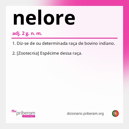 Significado de nelore