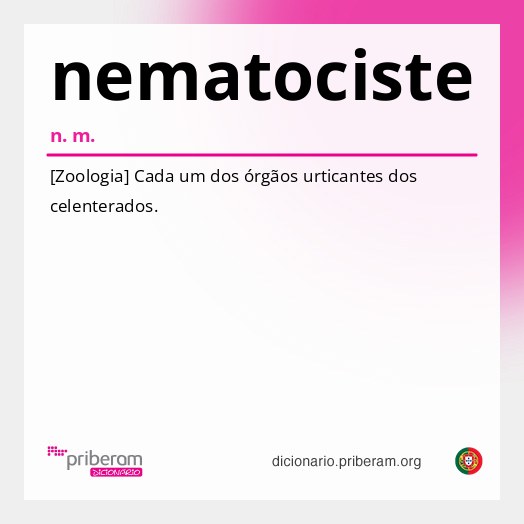 Significado de nematociste