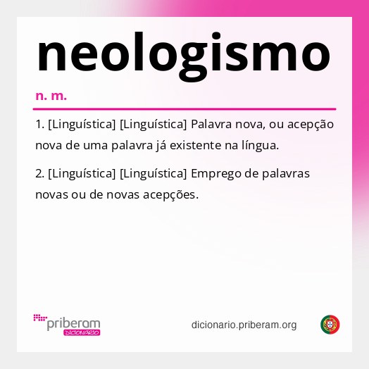 Significado de neologismo