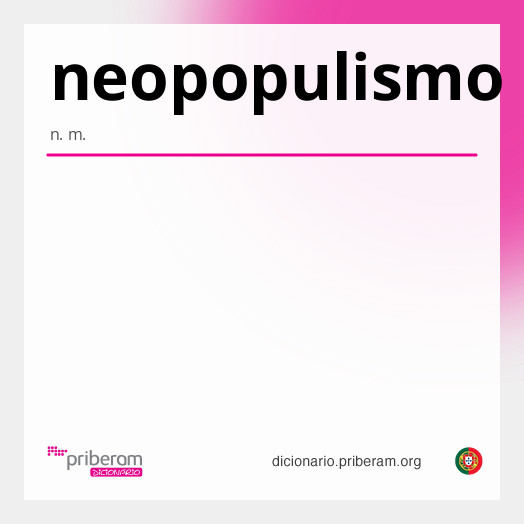 Significado de neopopulismo