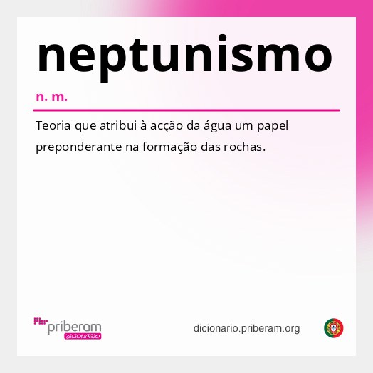 Significado de neptunismo
